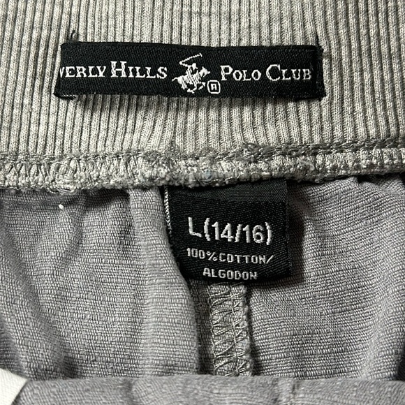 Boy's Beverly Hills Polo Club Shorts, Gray, six Pockets,  14/16, EUC - Picture 2 of 8